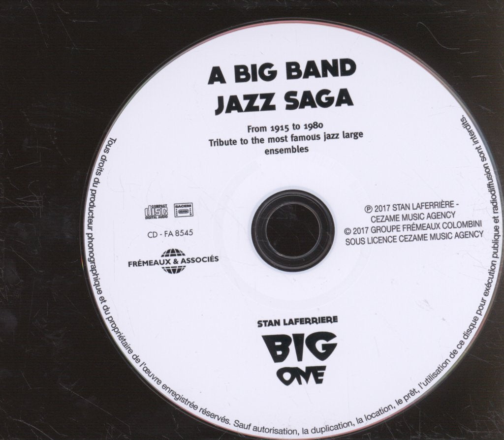 Stan Laferrière Big One - A Big Band Jazz Saga: From 1915 To 1980 Tribute To The Most Famous Jazz Large Ensembles - Cd