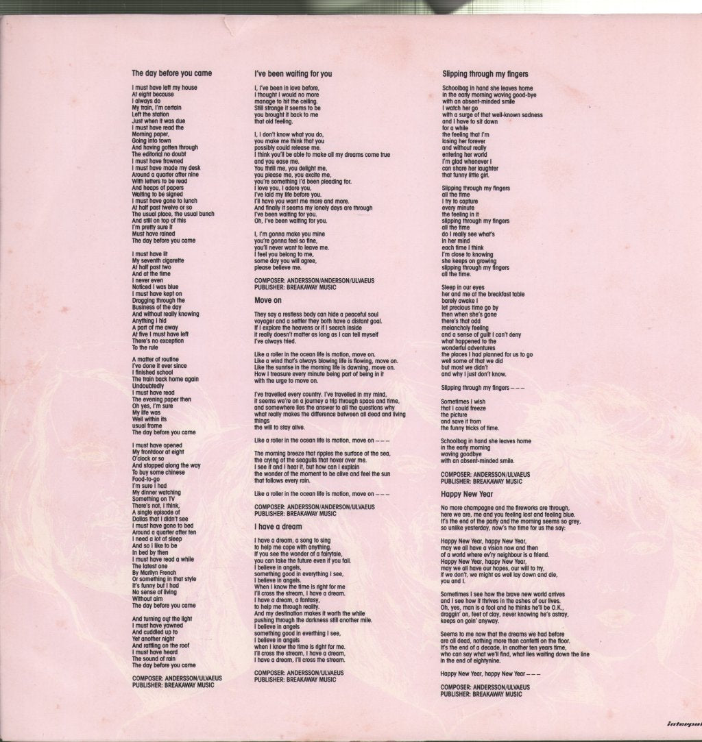 ABBA - Love Songs - Lp