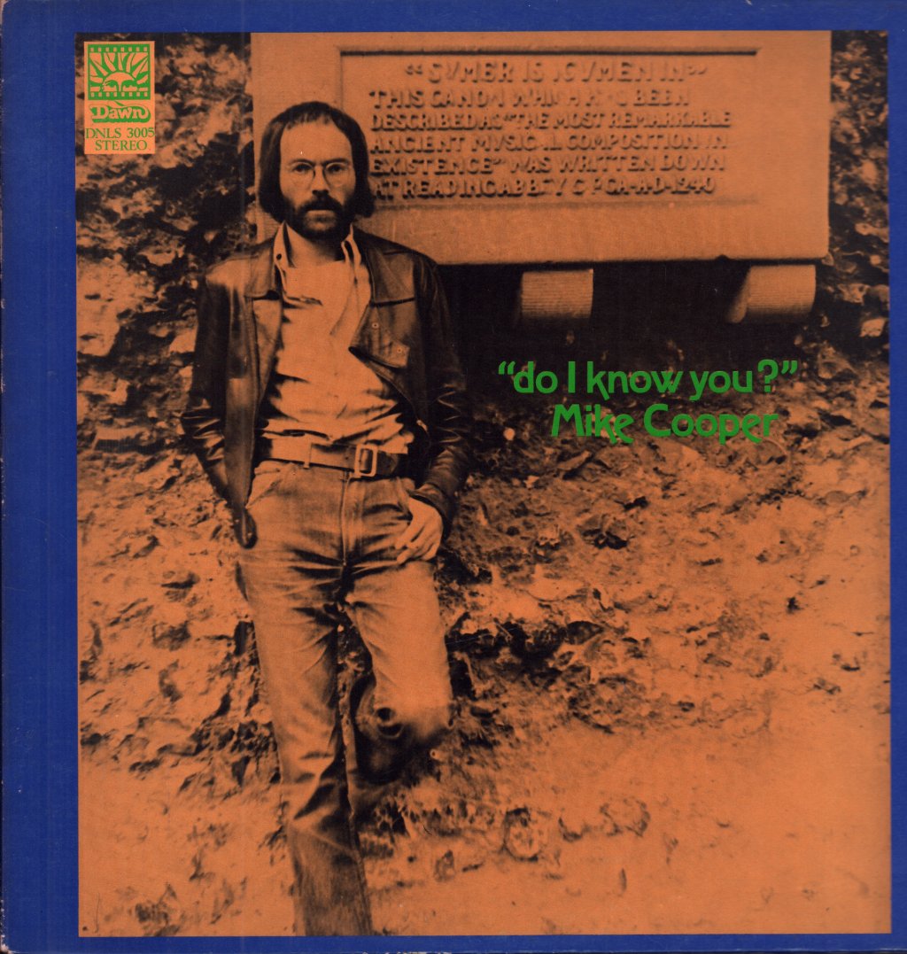 Mike Cooper - Do I Know You - Lp