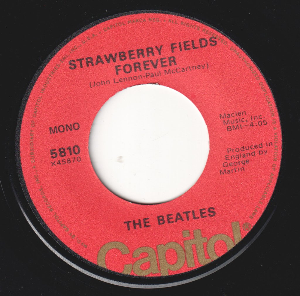 Beatles - Strawberry Fields Forever / Penny Lane - 7 Inch