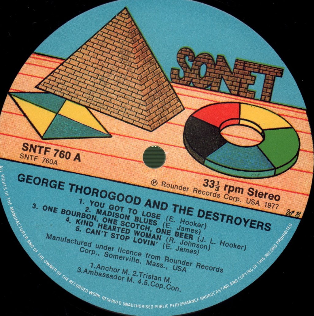 George Thorogood And The Destroyers - George Thorogood And The Destroyers - Lp