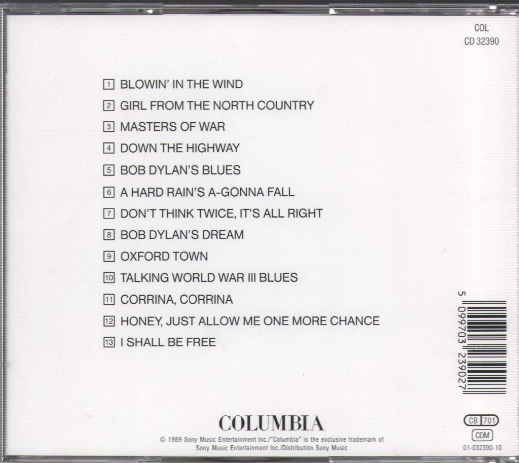 Bob Dylan - Freewheelin' Bob Dylan - Cd
