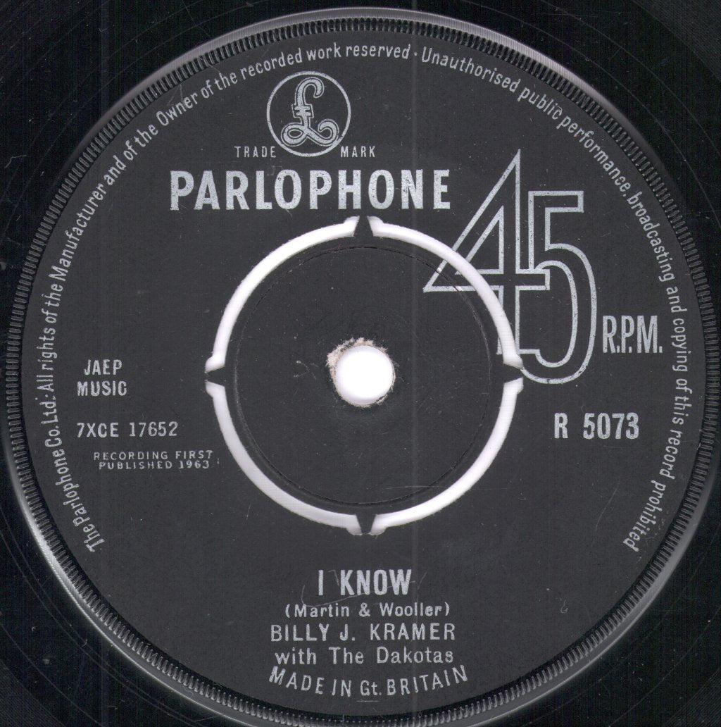Billy J. Kramer & The Dakotas - I'll Keep You Satisfied - 7 Inch