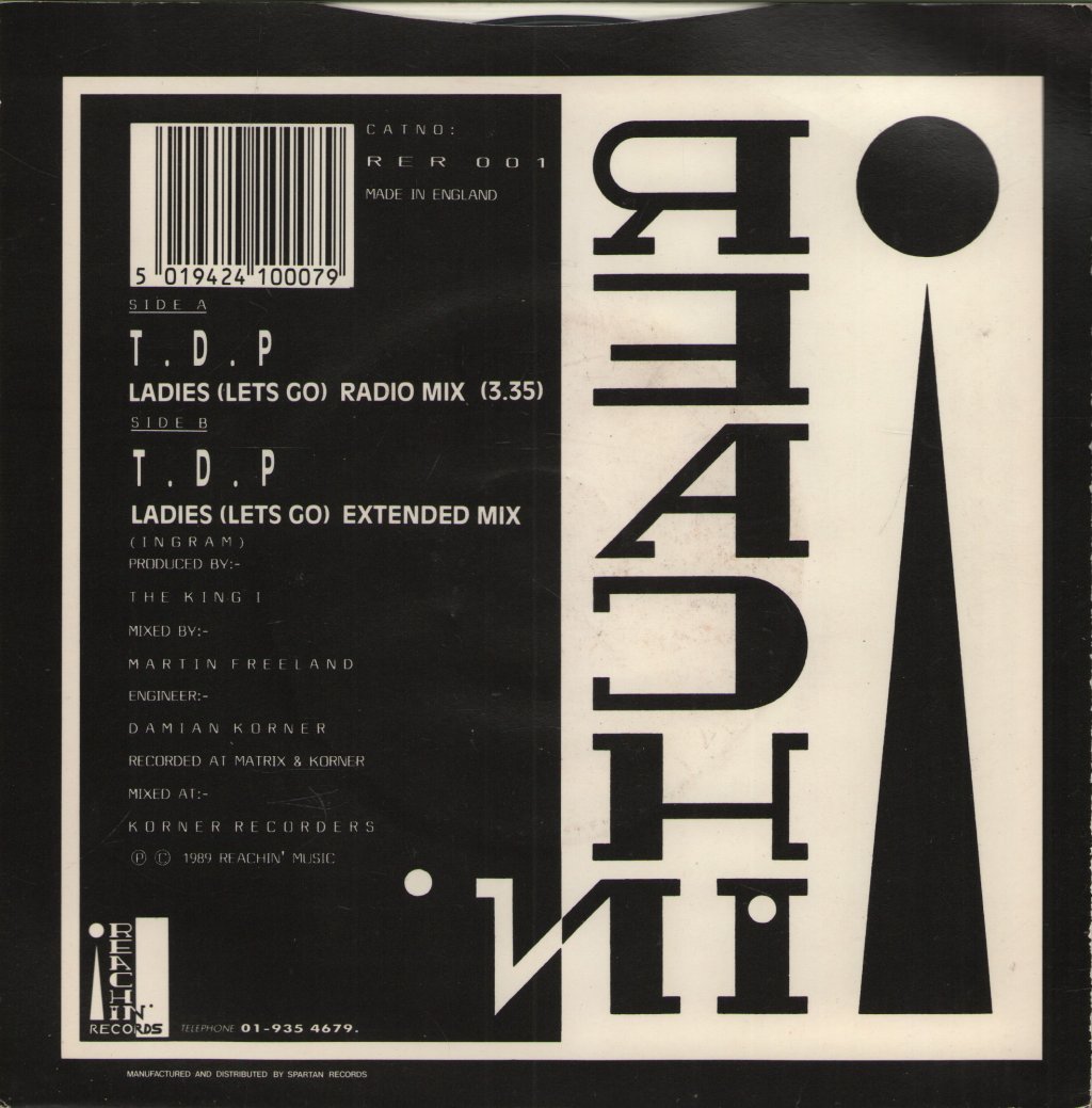 TDP - Ladies (Let's Go) - 7 Inch