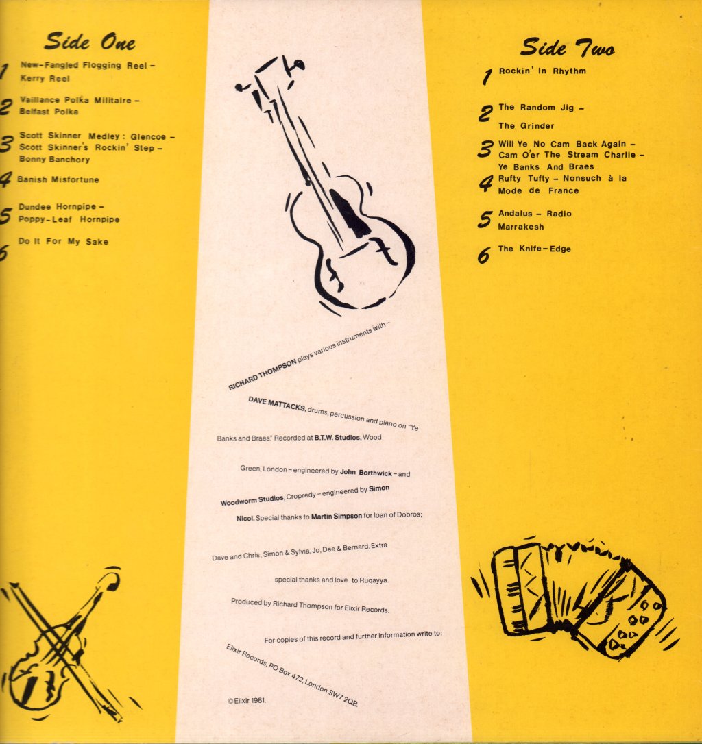 Richard Thompson - Strict Tempo! (Traditional & Modern Tunes For All Occasions!!) - Lp
