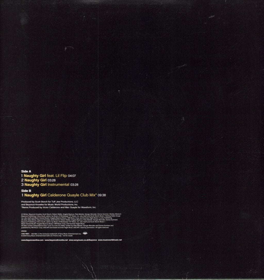 Beyonce - Naughty Girl - 12 Inch