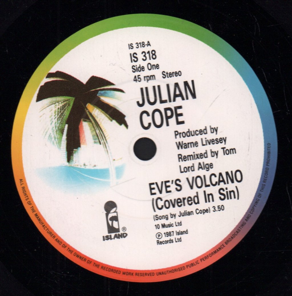 Julian Cope - Eve's Volcano - 7 Inch