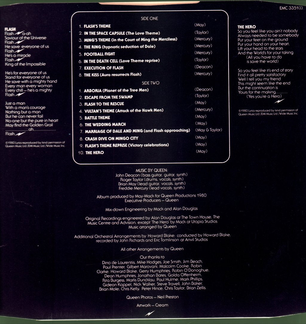 Queen - Flash Gordon (Original Soundtrack Music) - Lp