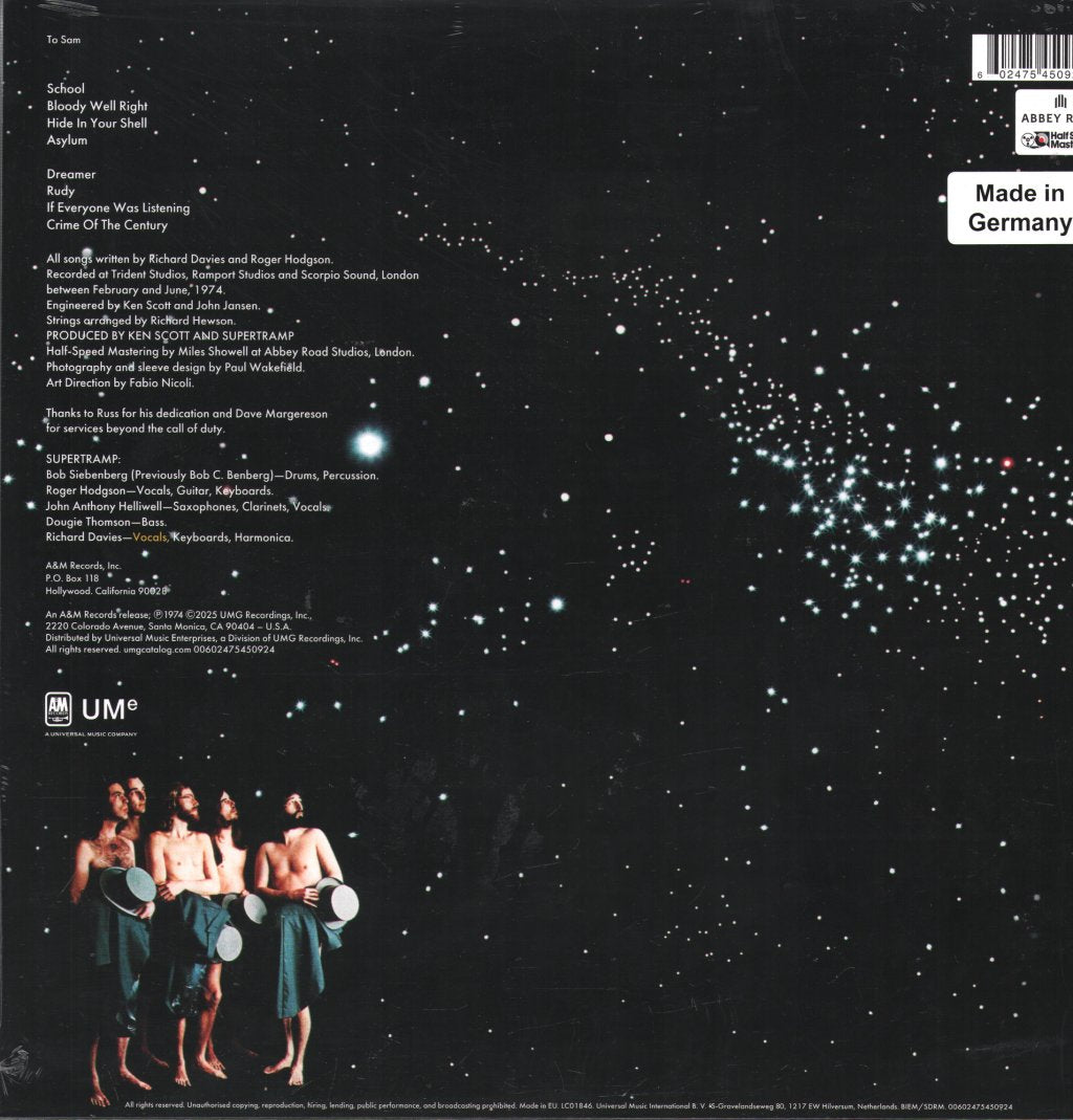 Supertramp - Crime of the Century - Lp