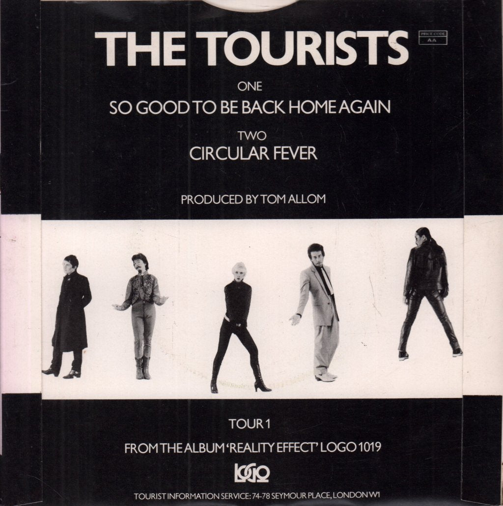Tourists - So Good To Be Back Home Again - 7 Inch