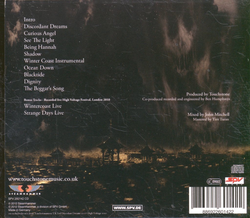 Touchstone - Discordant Dreams - Cd