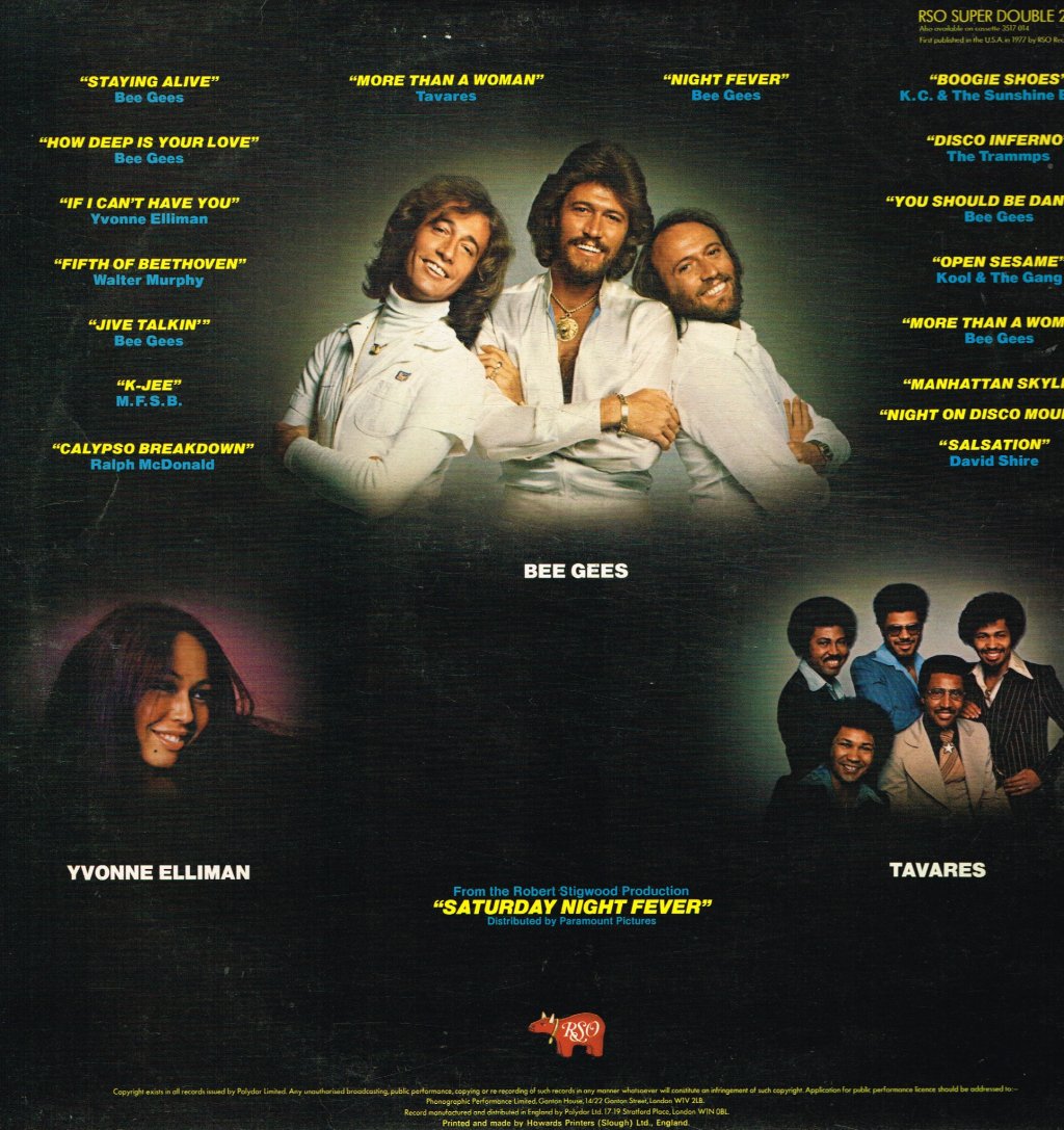 Various Artists - Saturday Night Fever (Original Movie Soundtrack) - Double Lp
