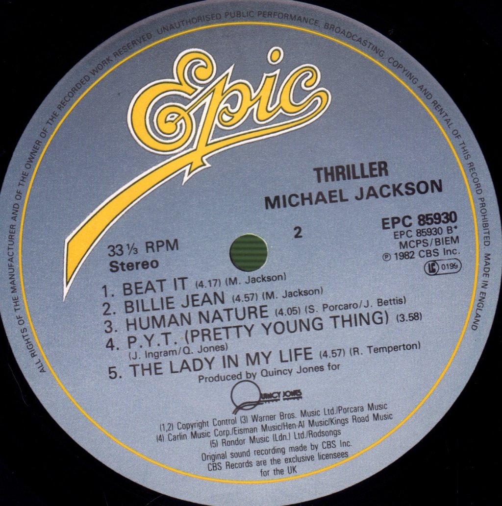 Michael Jackson - Thriller - Lp