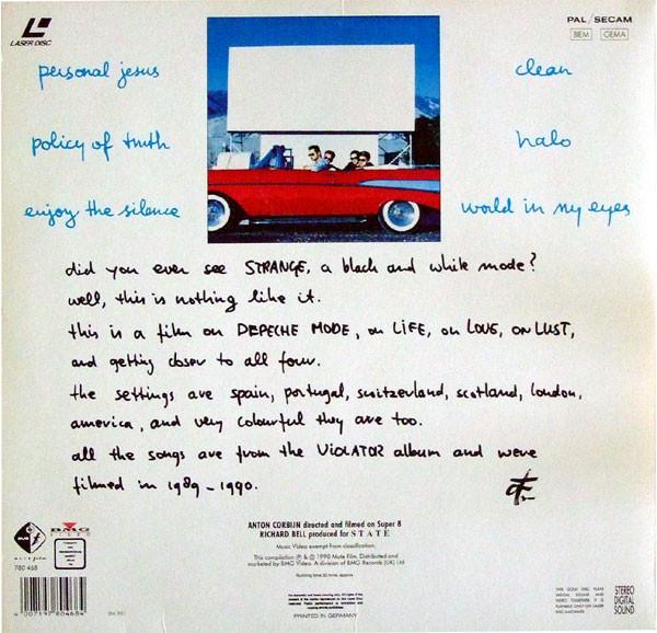 Depeche Mode - Strange Too (Another Violation By Anton Corbijn) - Laser Disc