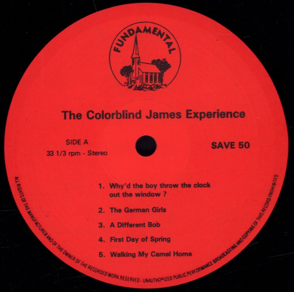 Colorblind James Experience - Colorblind James Experience - Lp