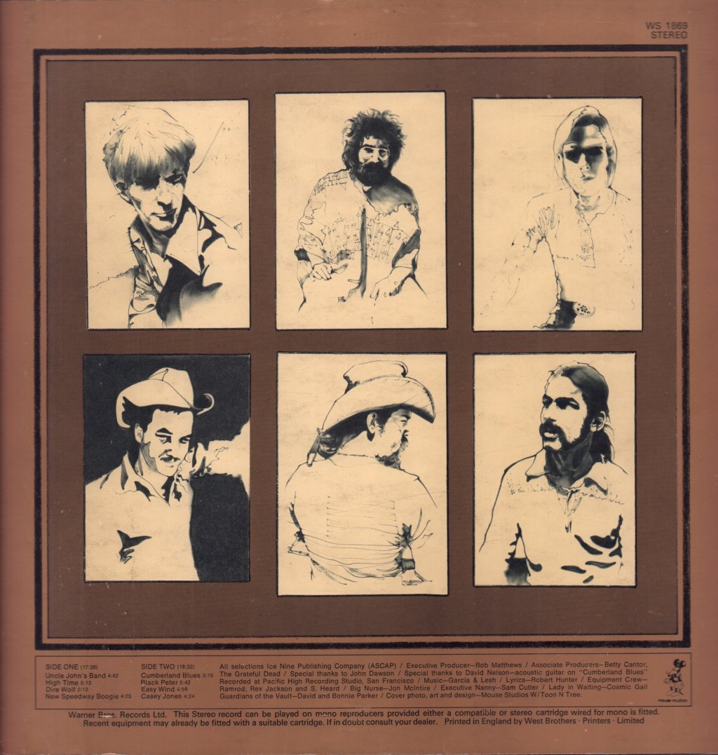Grateful Dead - Workingman's Dead - Lp
