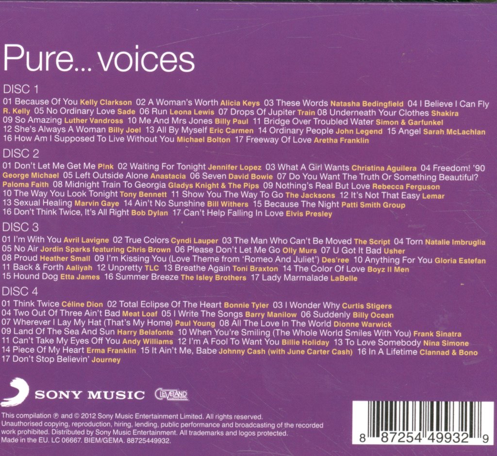 Various Artists - Pure... Voices - Cd Set