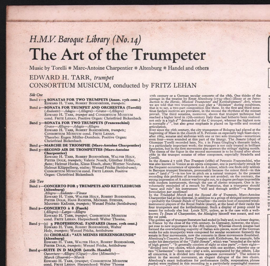 Various Artists - Art Of The Trumpeter - Lp
