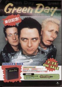 Green Day - Singles Box - Flyer