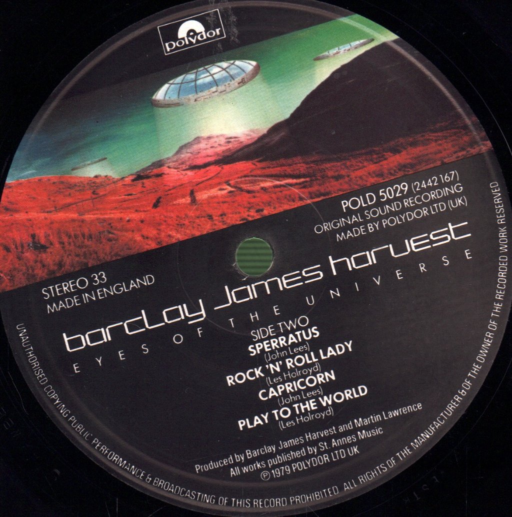 Barclay James Harvest - Eyes Of The Universe - Lp