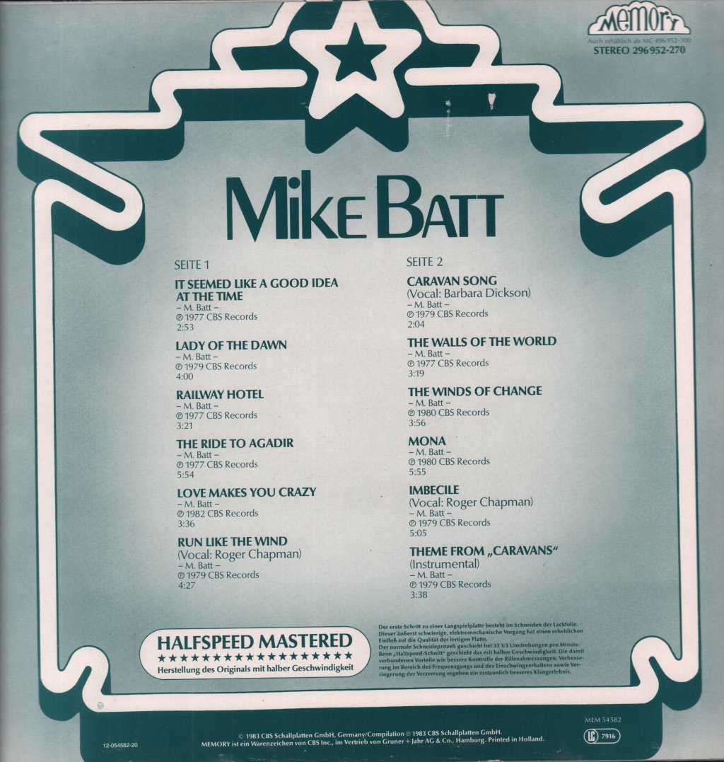 Mike Batt - Starsound Collection - Lp