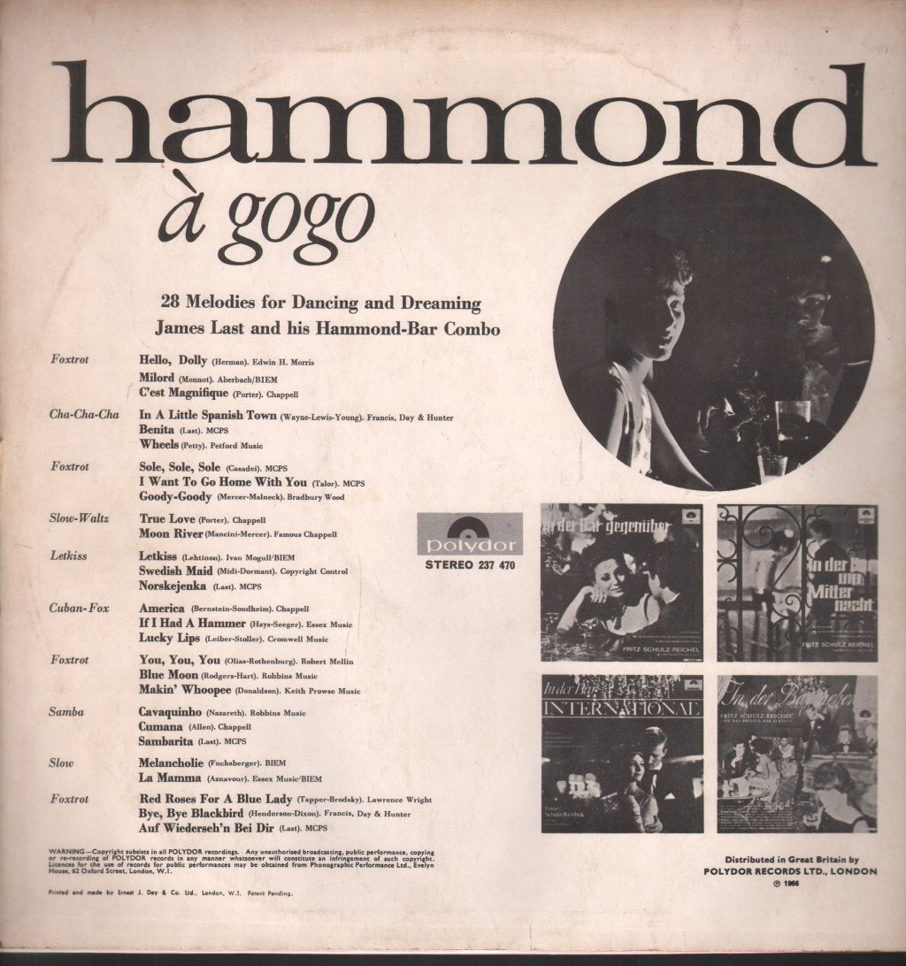 James Last & His Hammond Bar Combo - Hammond A Gogo Vol II - Lp