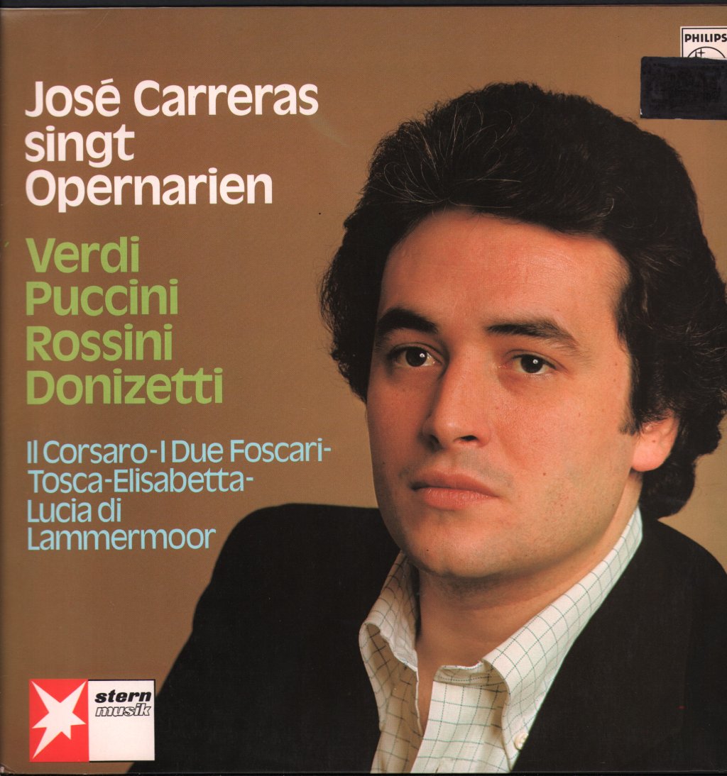 Jose Carreras - Jose Carreras Singt Verdi, Puccini, Rossini & Donizetti - Lp