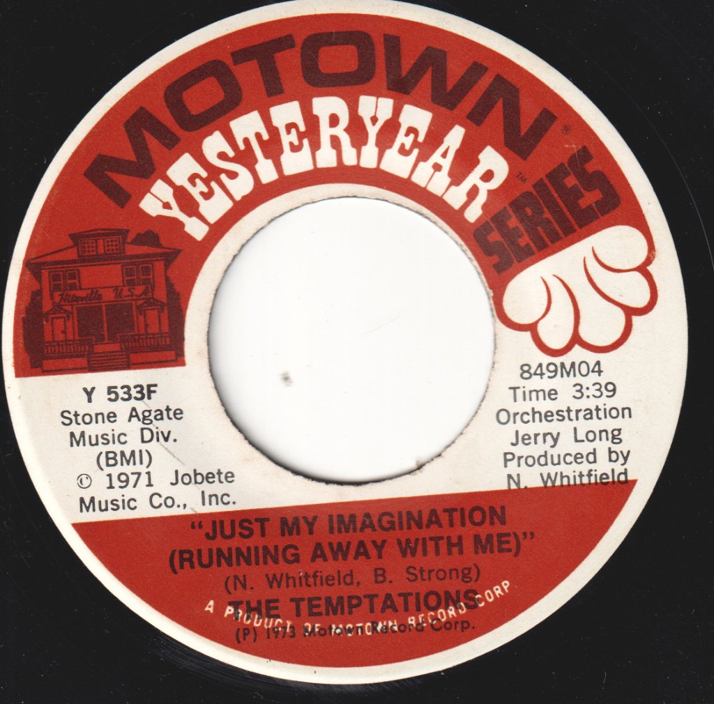Temptations - Just My Imagination Running Away With Me - 7 Inch