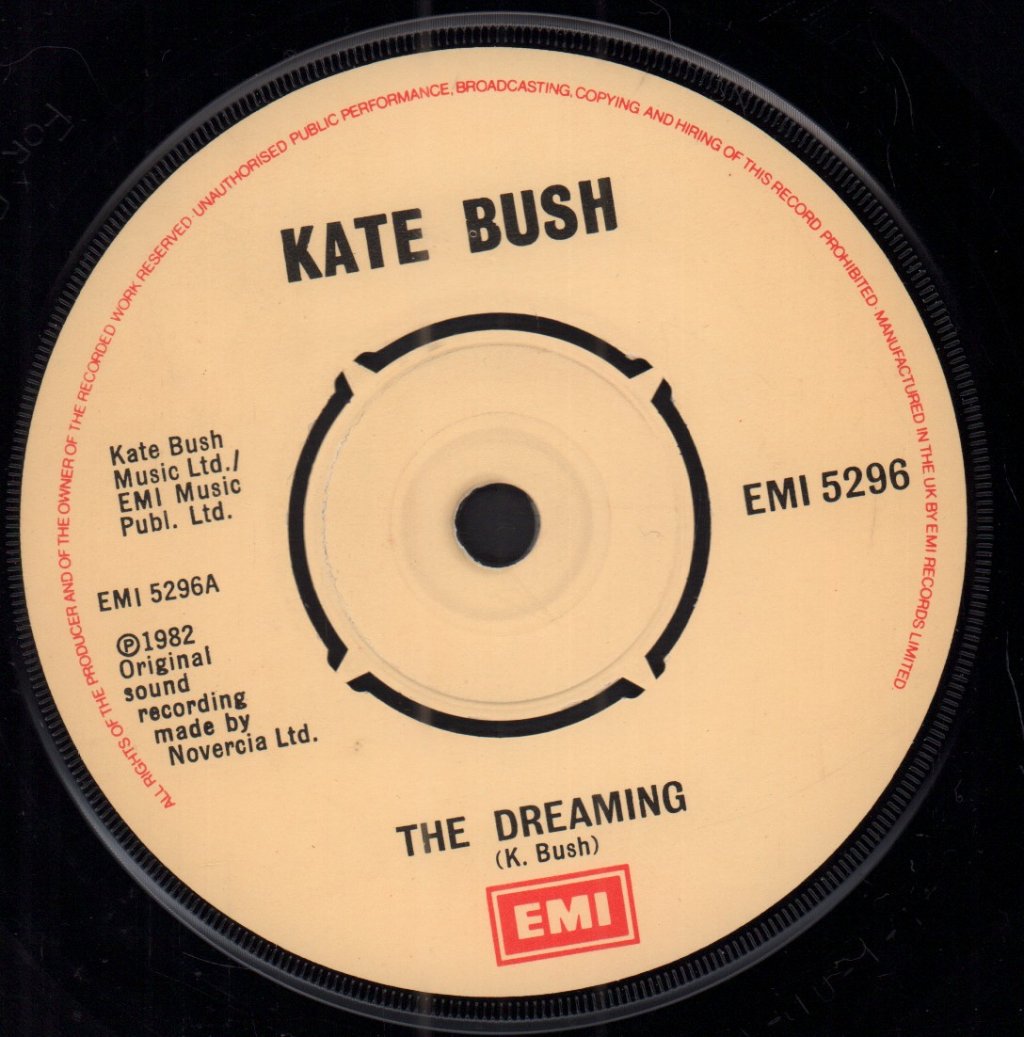 Kate Bush - Dreaming - 7 Inch