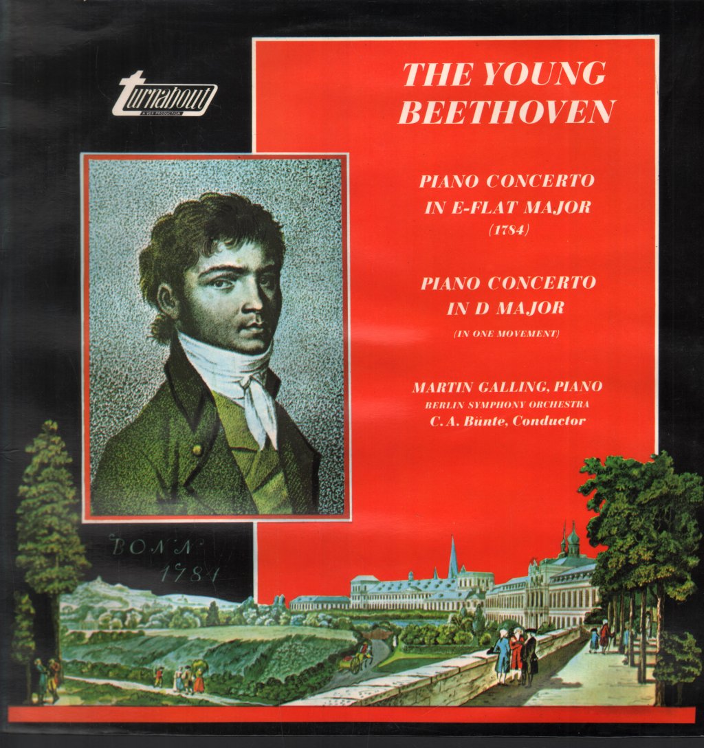 Martin Galling / Berlin Symphony Orchestra / C.A. Bunte - Young Beethoven - Lp