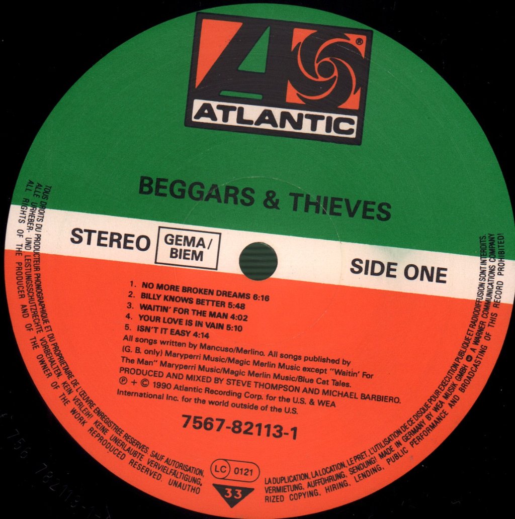 Beggars And Thieves - Beggars And Thieves - Lp