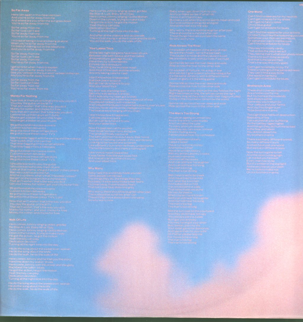 Dire Straits - Brothers In Arms - Lp