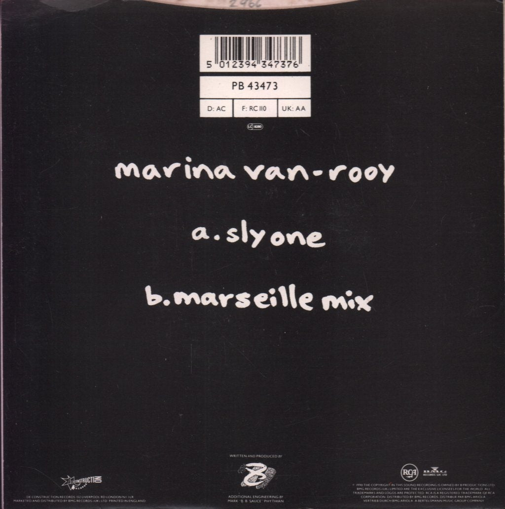 Marina Van-Rooy - Sly One - 7 Inch