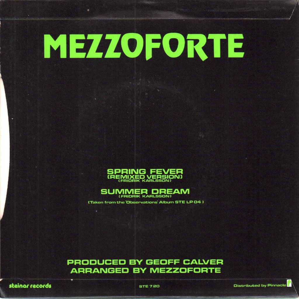 Mezzoforte - Spring Fever - 7 Inch