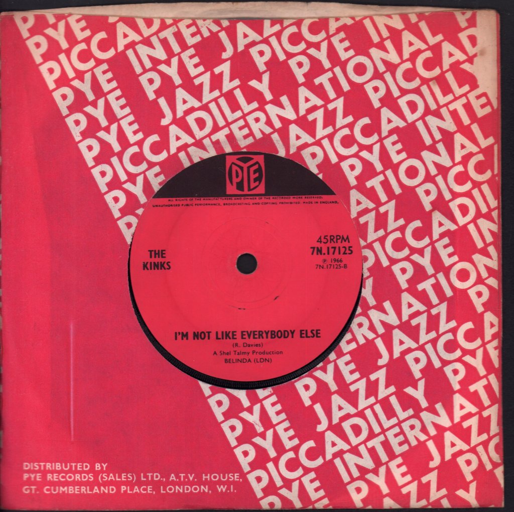 Kinks - Sunny Afternoon - 7 Inch