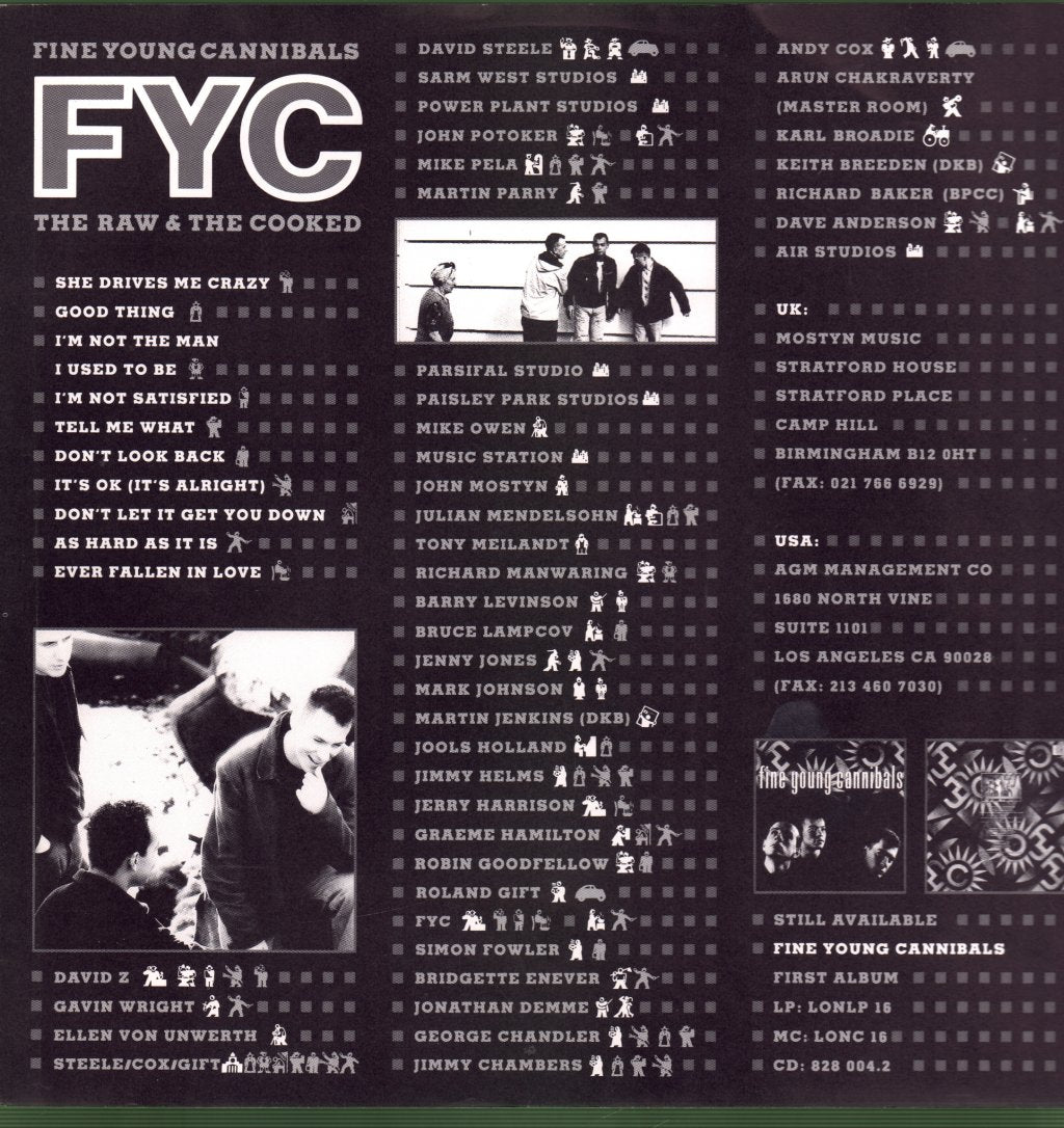 Fine Young Cannibals - Raw And The Cooked - Lp