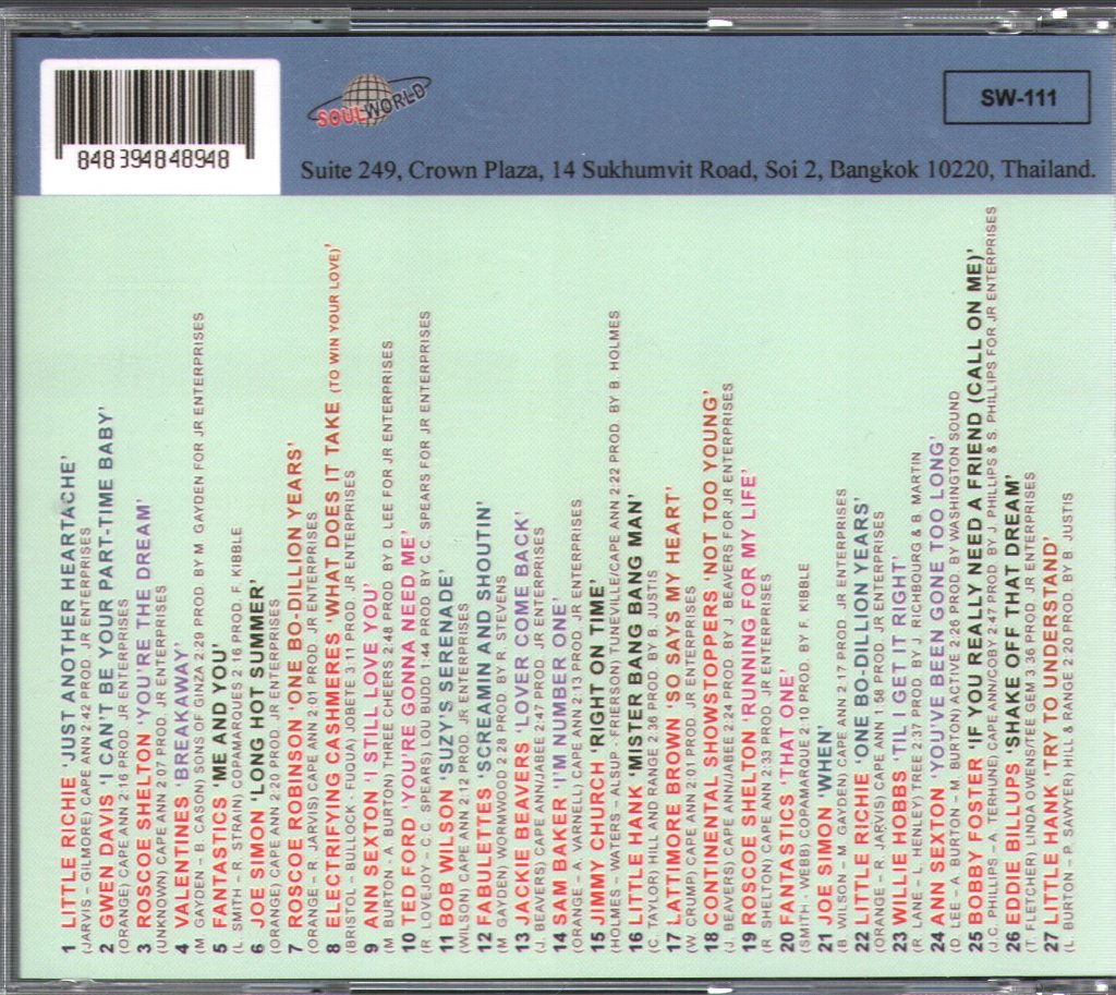 Various Artists - Just Another Heartache: The Northern Soul Of Nashville - Cd
