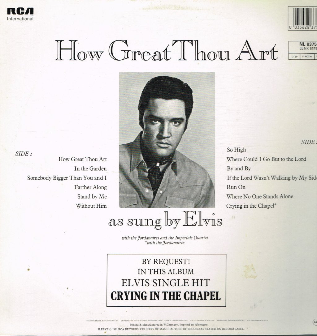 Elvis Presley - How Great Thou Art - Lp