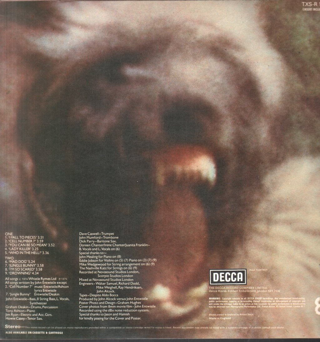 John Entwistle's Ox - Mad Dog - Lp