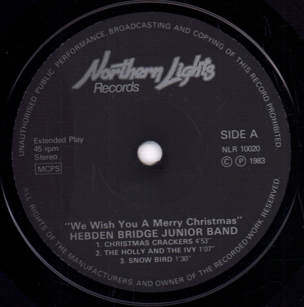 Hebden Bridge Junior Band - We Wish You A Merry Christmas - 7 Inch