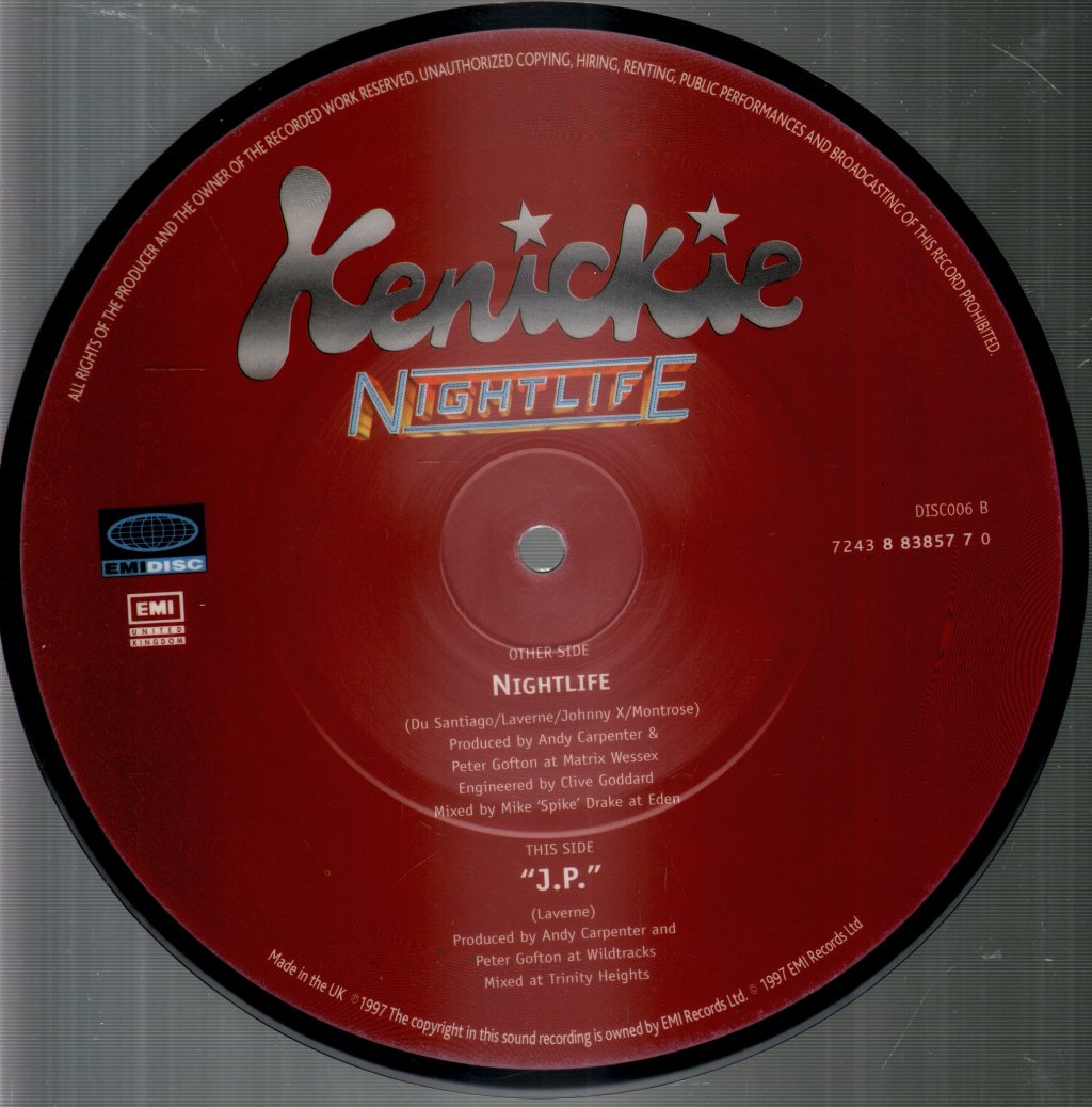 Kenickie - Nightlife - 7 Inch