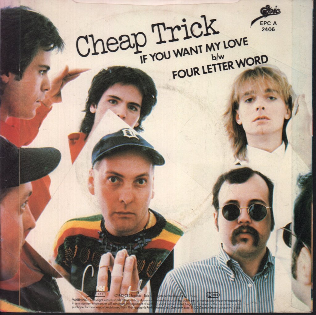 Cheap Trick - If You Want My Love - 7 Inch