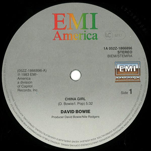 David Bowie - China Girl (Long Version) - 12 Inch