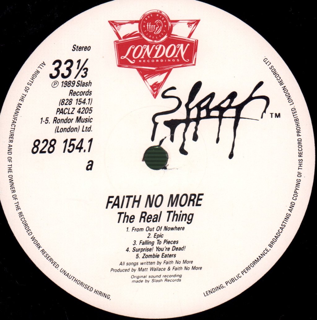 Faith No More - Real Thing - Lp