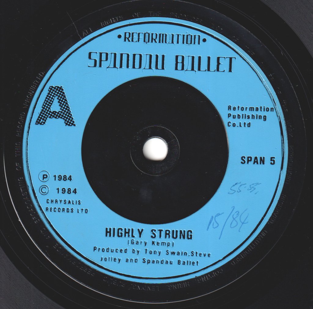Spandau Ballet - Highly Strung - 7 Inch