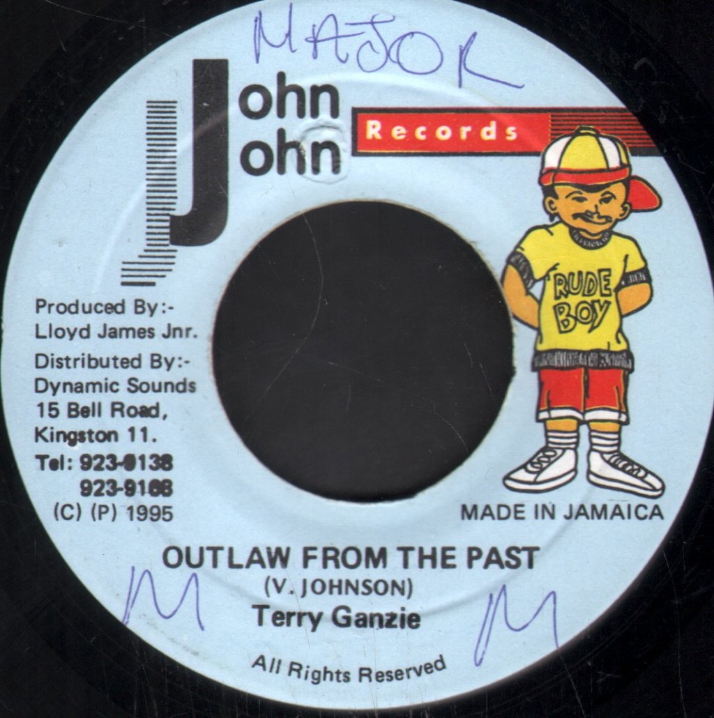Terry Ganzie - Outlaw From The Past - 7 Inch
