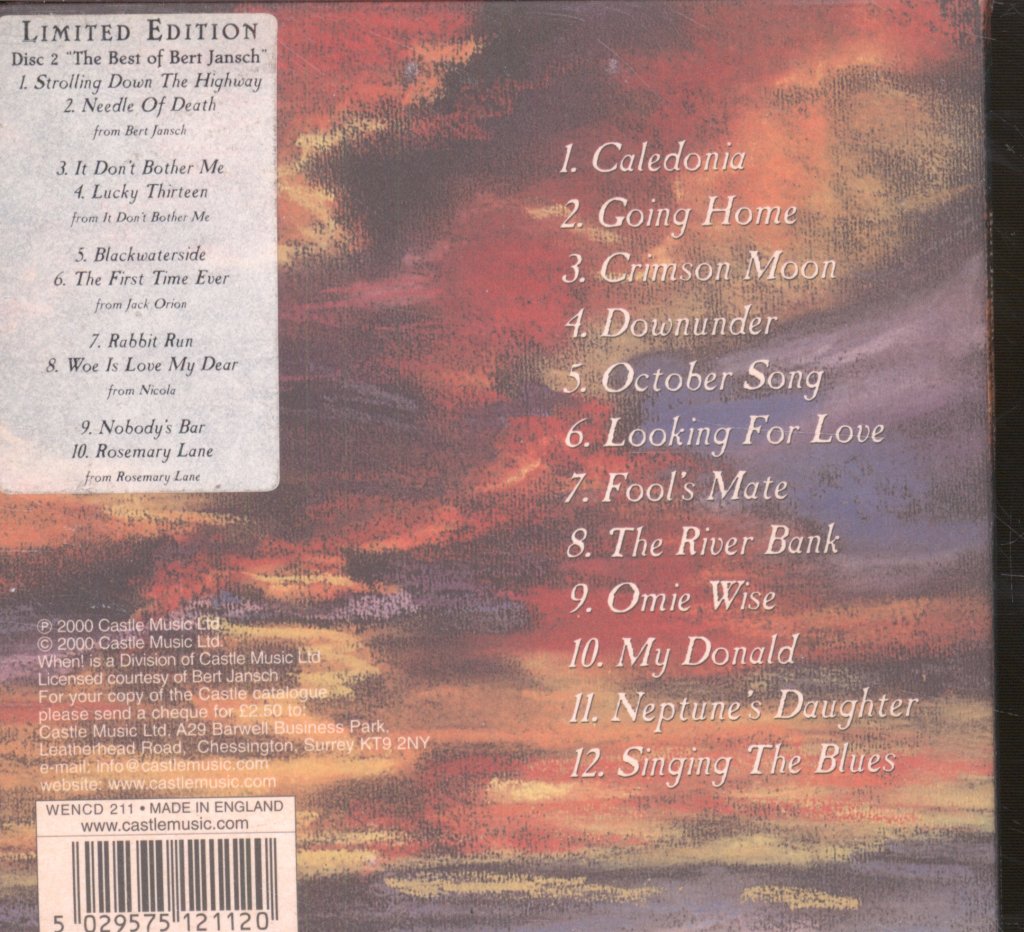 Bert Jansch - Crimson Moon - Cd