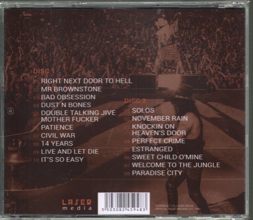 Guns N' Roses - Live In Noblesville 1991 - Double Cd