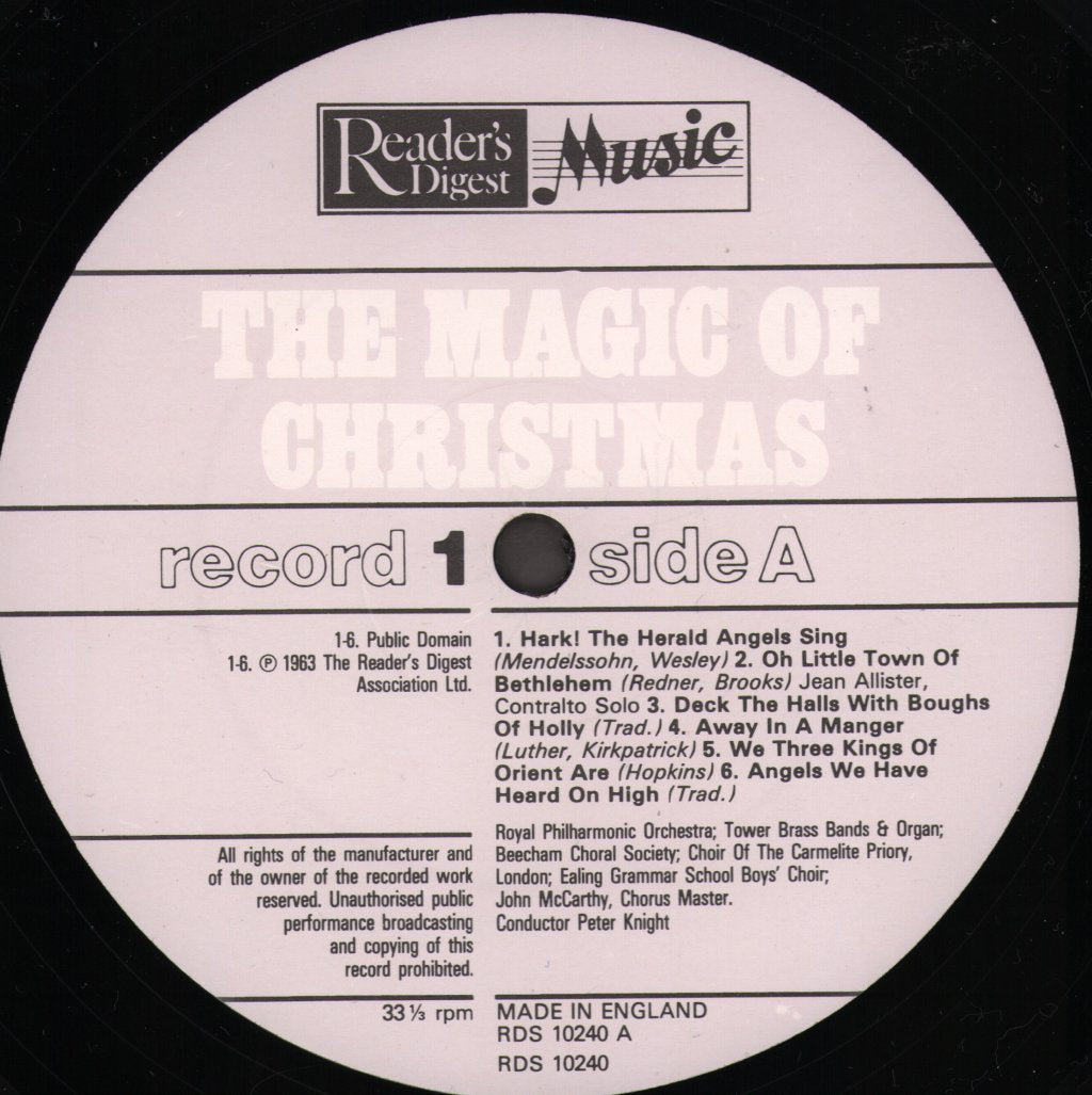 Royal Philharmonic Orchestra and The Beecham Choral Society - Magic Of Christmas - Lp