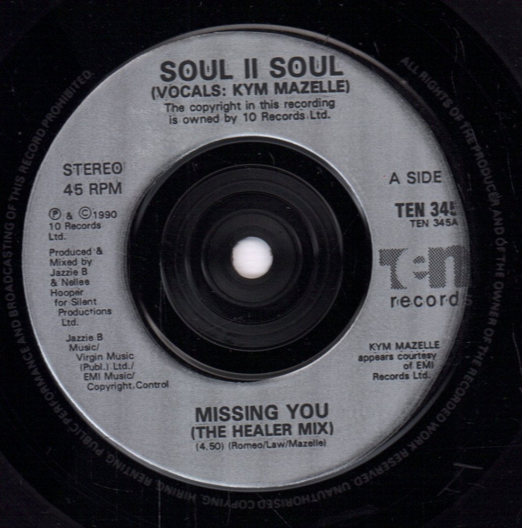 Soul II Soul - Missing You - 7 Inch